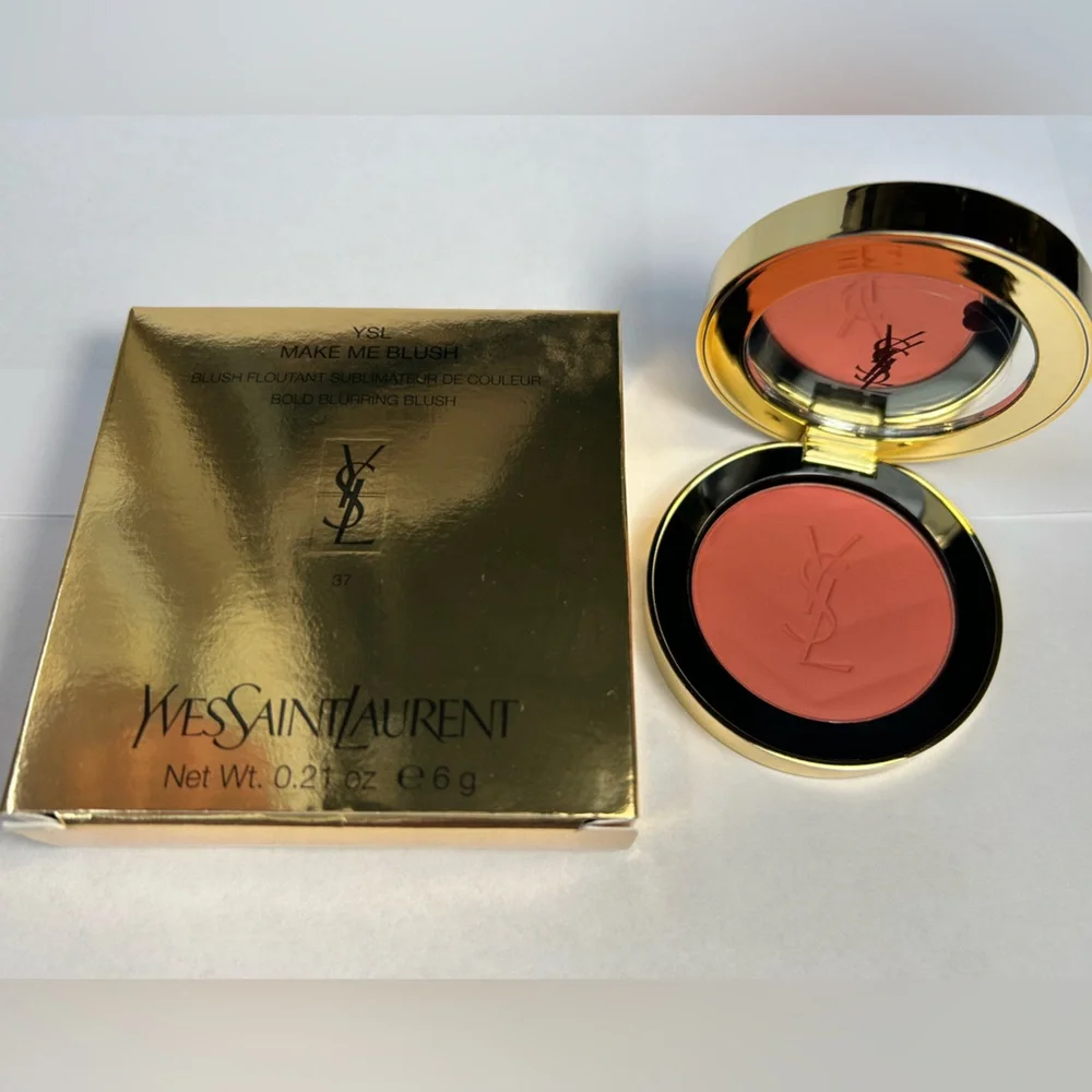 NWT🌷#37 - YSL Make Me Blush 24H Buildable Powder Blush in Peachy Nude